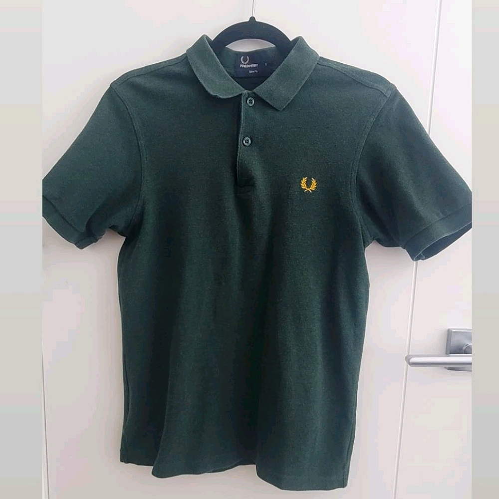 FRED PERRY Hunter Green Polo Shirt